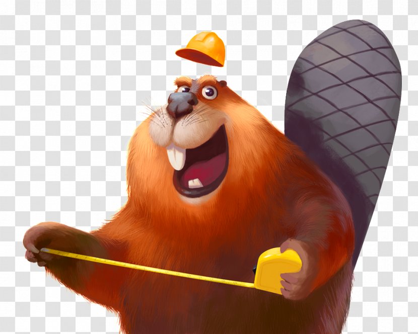 Beaver Concept Art Drawing - Work Of Transparent PNG