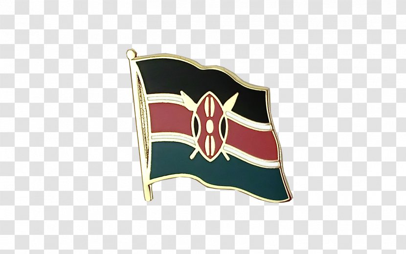 Flag Of Kenya Fahne Lapel Pin - Length Transparent PNG