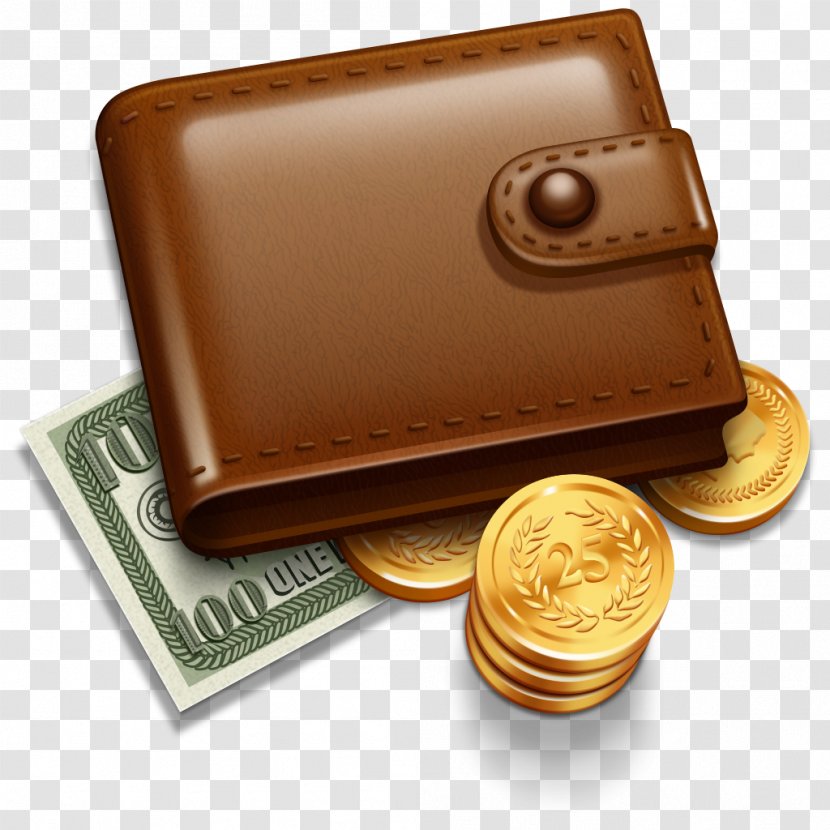 Money Bag Wallet Clip Art - Coin Purse Transparent PNG