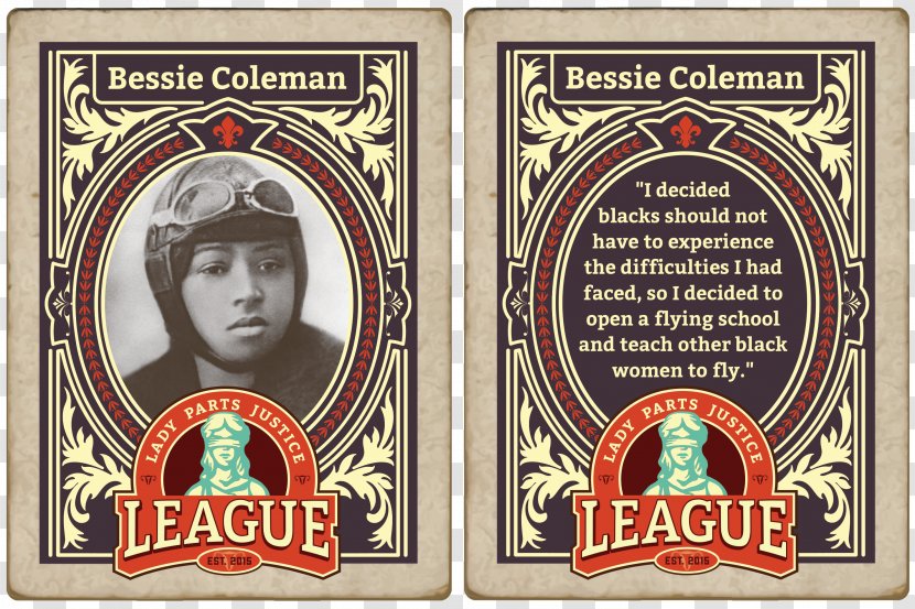 Bessie Coleman Font - Label - Besse Middle School Transparent PNG