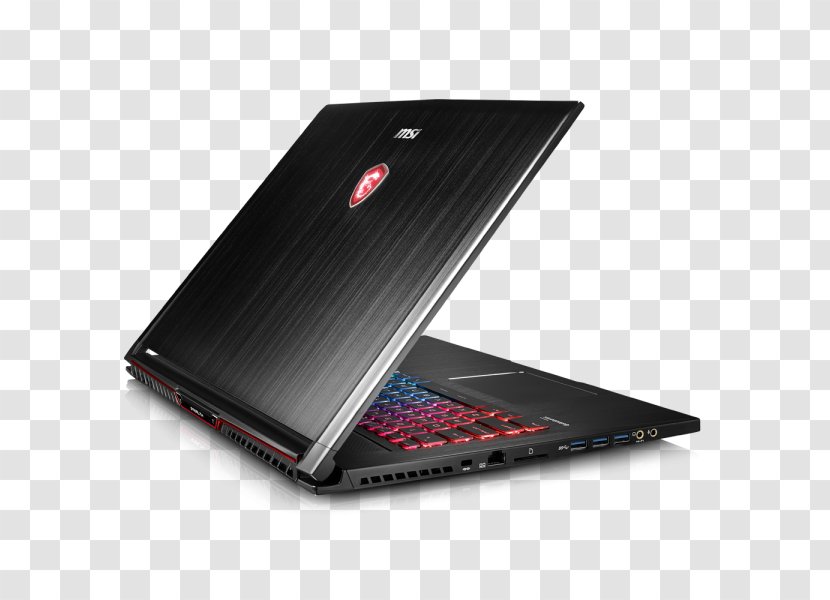 Laptop MSI GS73VR Stealth Pro GS63 - Nvidia Geforce Gtx 1050 Transparent PNG