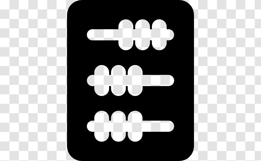 Abacus School Mathematics - Black Transparent PNG