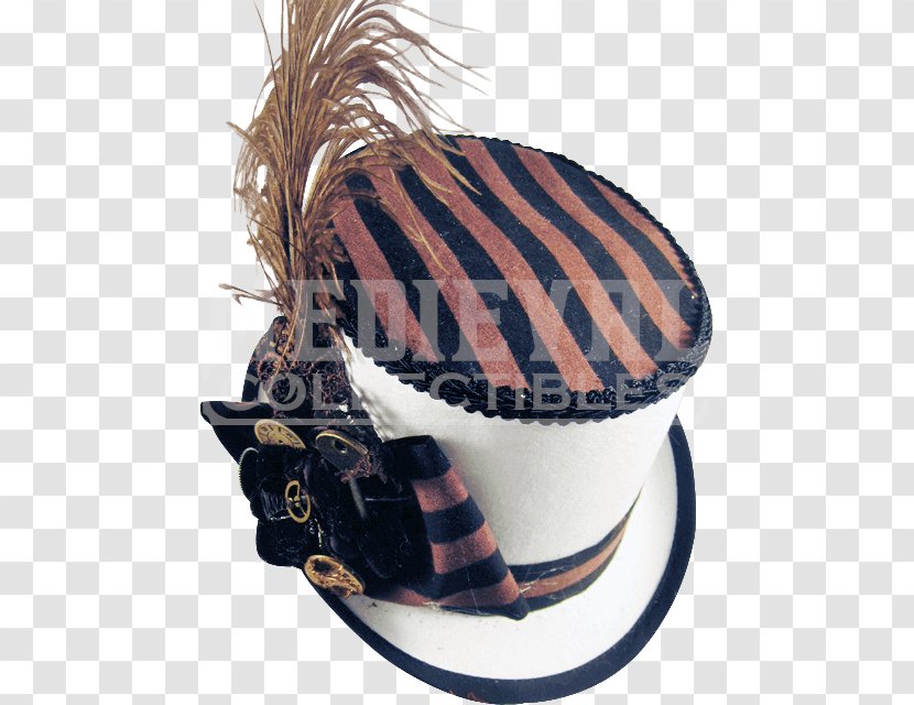 Mad Hatter Top Hat Fascinator Transparent PNG