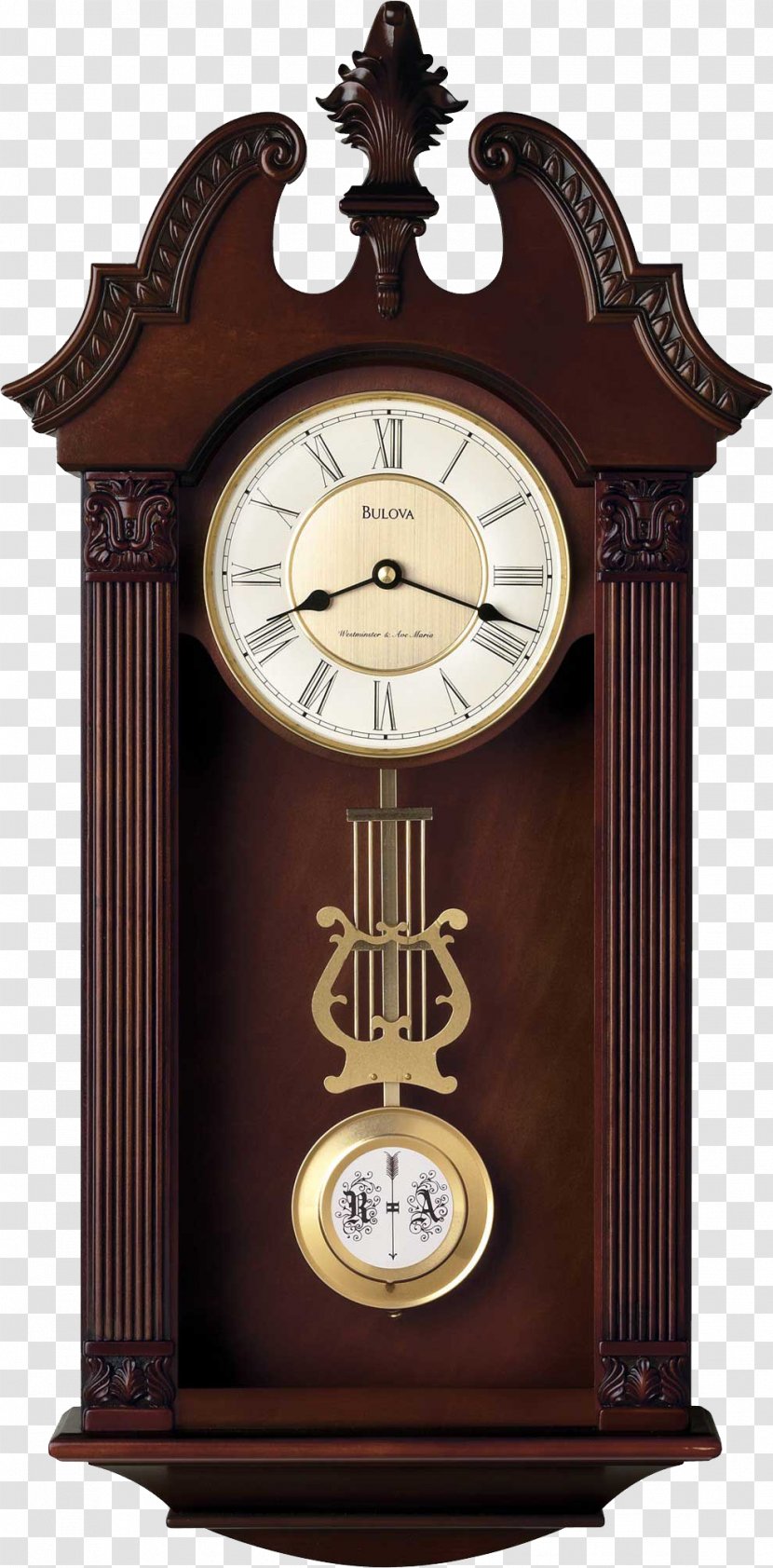 Bulova Mantel Clock Movement Chime - Digital - Watch Transparent PNG