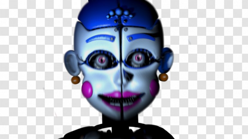 Five Nights At Freddy's: Sister Location Eye Image Animatronics - Face - Happy Student Black And White Transparent PNG