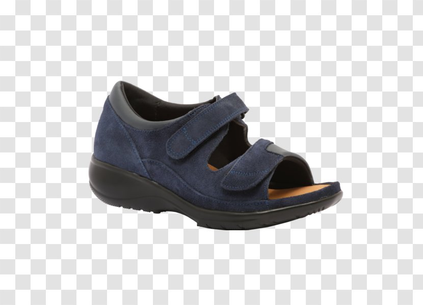 Slipper Sandal Shoe Footwear Diabetic Foot - Suede Transparent PNG