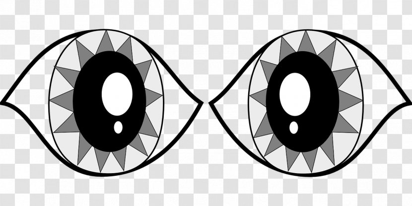 Eye Visualization Visual Communication Black And White - Flower Transparent PNG