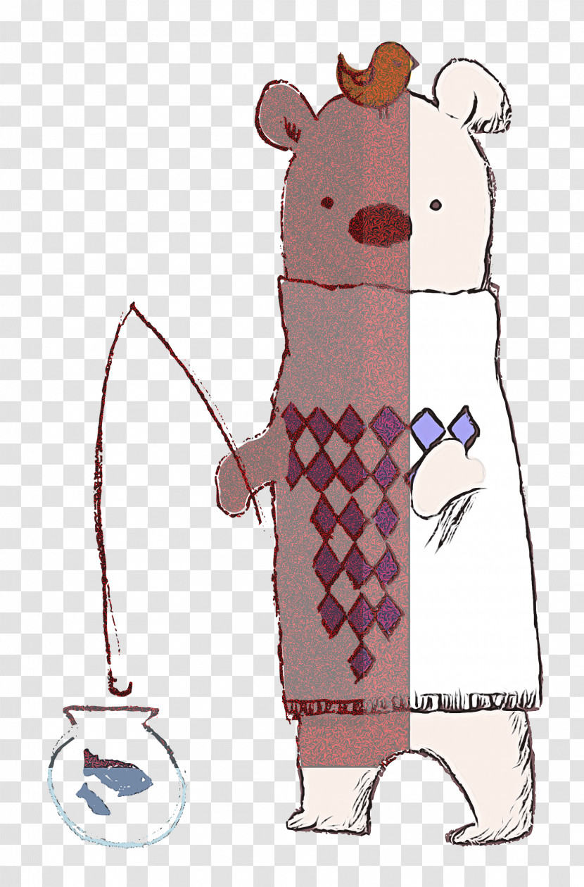 Romantic Bear Transparent PNG