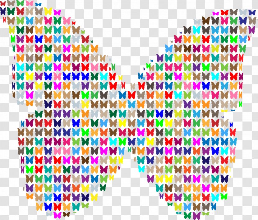 Butterfly Fractal Clip Art Insect Image - Symmetry - Wings Transparent PNG