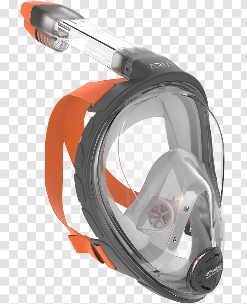 Full Face Diving Mask & Snorkeling Masks Aeratore - True Transparent PNG