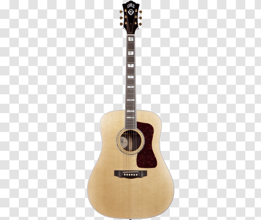 Acoustic Guitar Squier Dreadnought Electric - Silhouette Transparent PNG