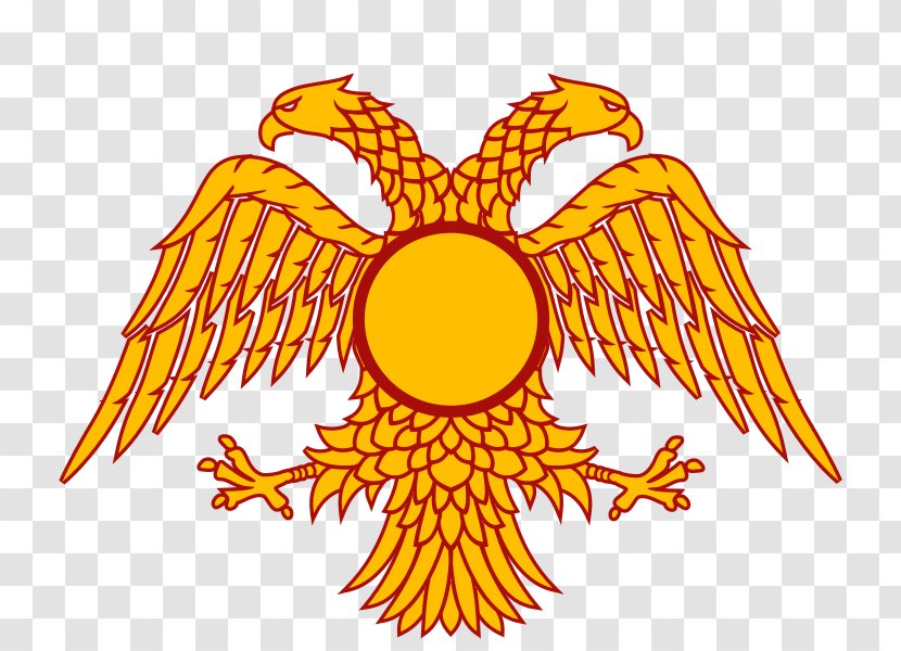 Byzantine Empire Double-headed Eagle Palaiologos Flag History - Bird Transparent PNG