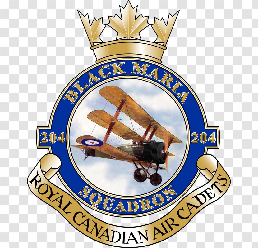 Royal Canadian Air Cadets Cadet League Of Canada 204 Black Maria Squadron - Organization Transparent PNG