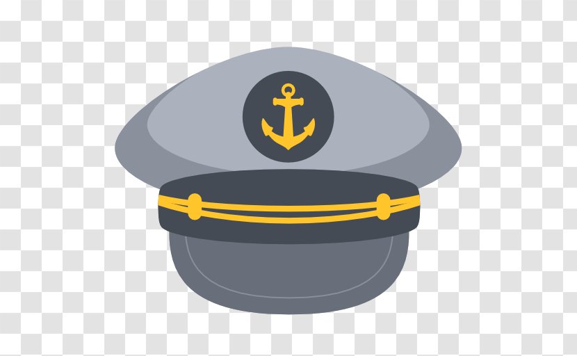 Sailor Cap Navy Hat - Yellow Transparent PNG