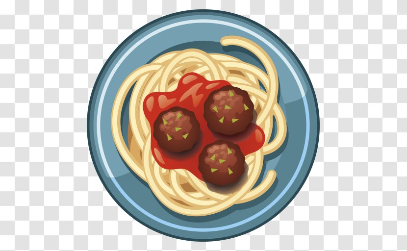 Spaghetti With Meatballs Dish Pasta Noodle - Cuisine - Meat Transparent PNG