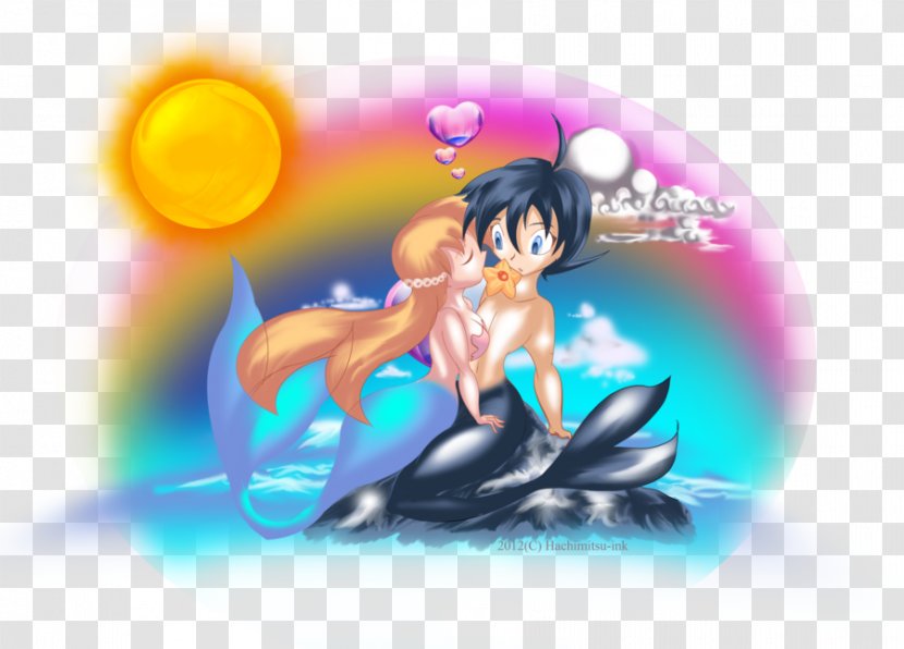 Cartoon The Misty Mermaid Computer - Merman Transparent PNG