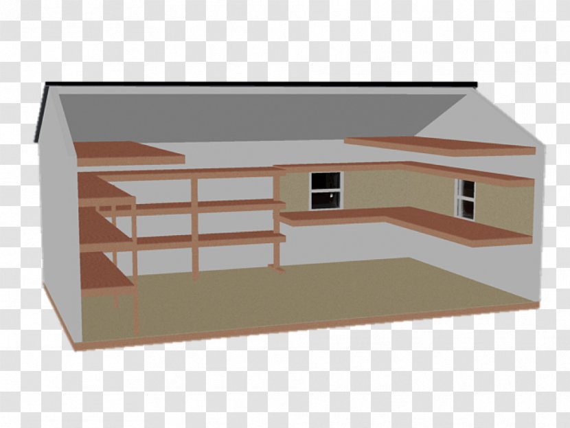 Window Shelf Shed Building Loft - Garage Transparent PNG