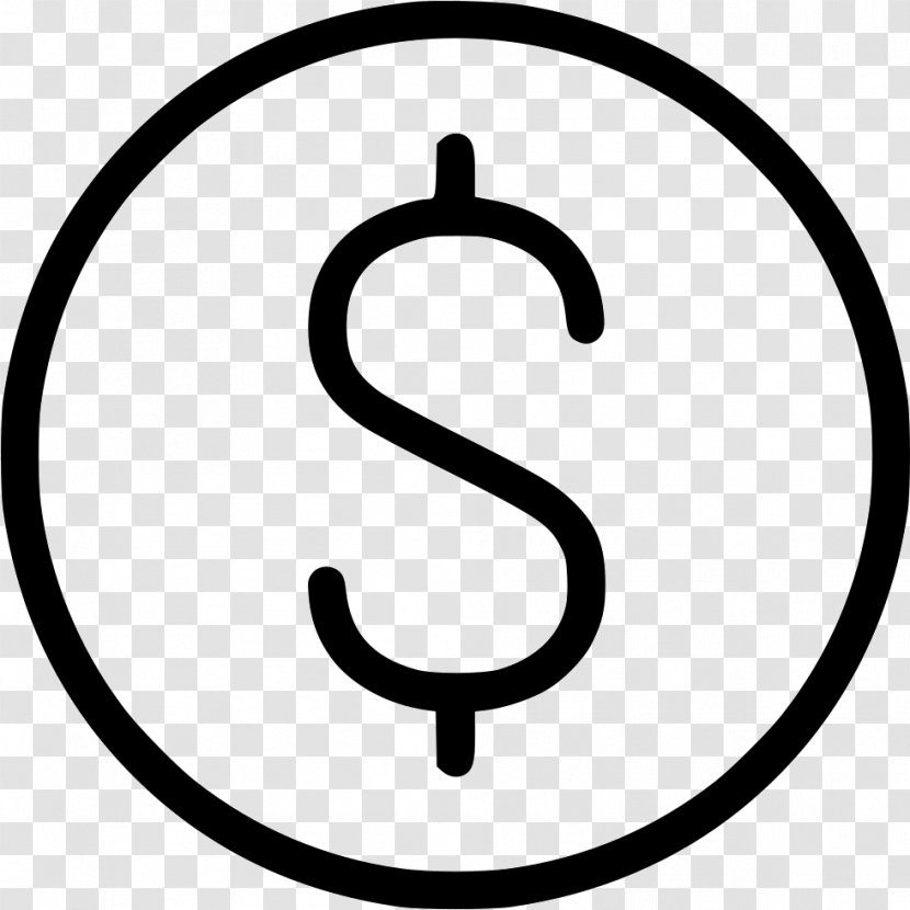 Euro Sign Currency Symbol Line - Black And White Transparent PNG