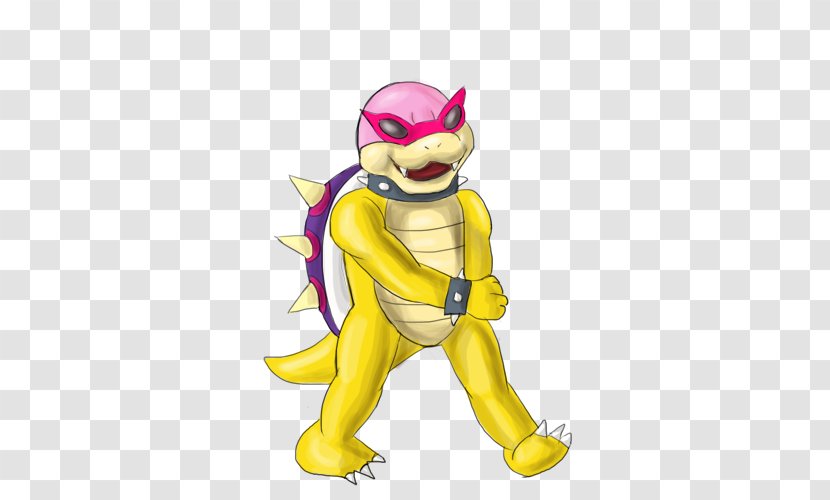 Vertebrate Cartoon Figurine Mascot - Mythical Creature - Roy Koopa Transparent PNG