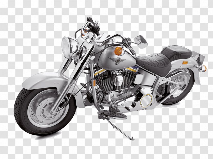 Harley-Davidson FLSTF Fat Boy Motorcycle Twin Cam Engine Softail - Cruiser - Star Rating Transparent PNG