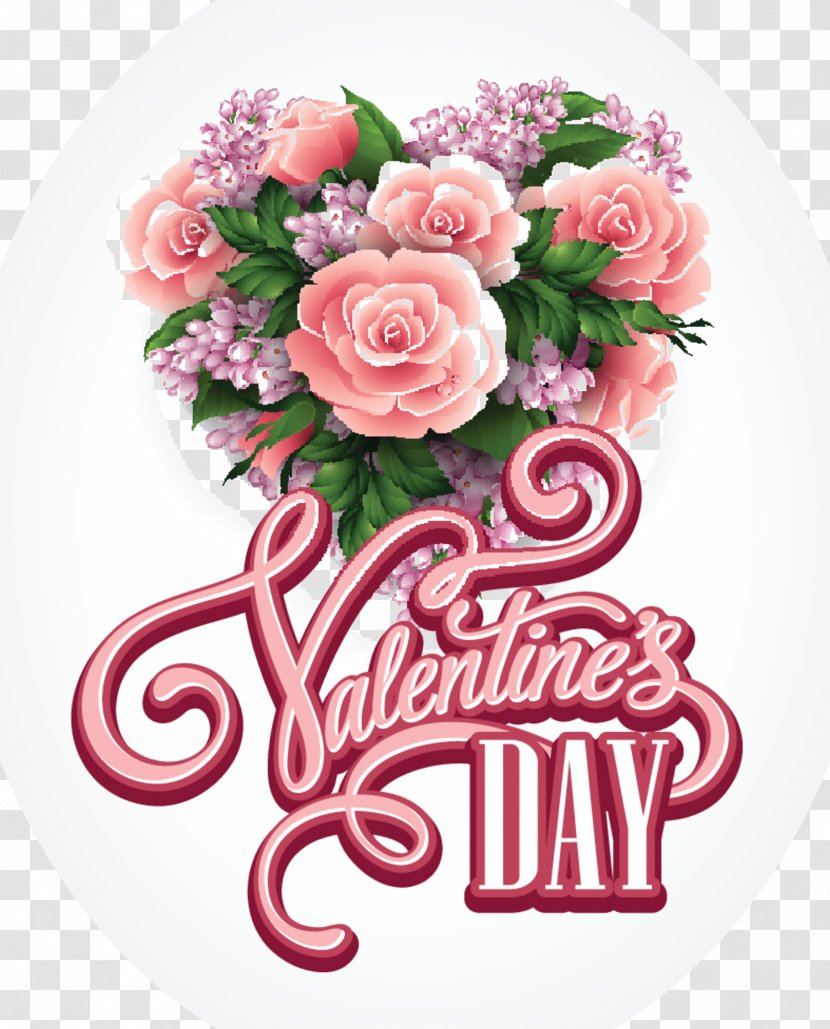 Valentine's Day Greeting & Note Cards Flower Bouquet Floral Design - Cut Flowers Transparent PNG