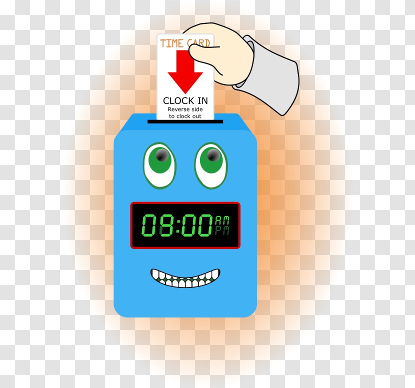 Time & Attendance Clocks Digital Clock Clip Art - Self Timer Transparent PNG