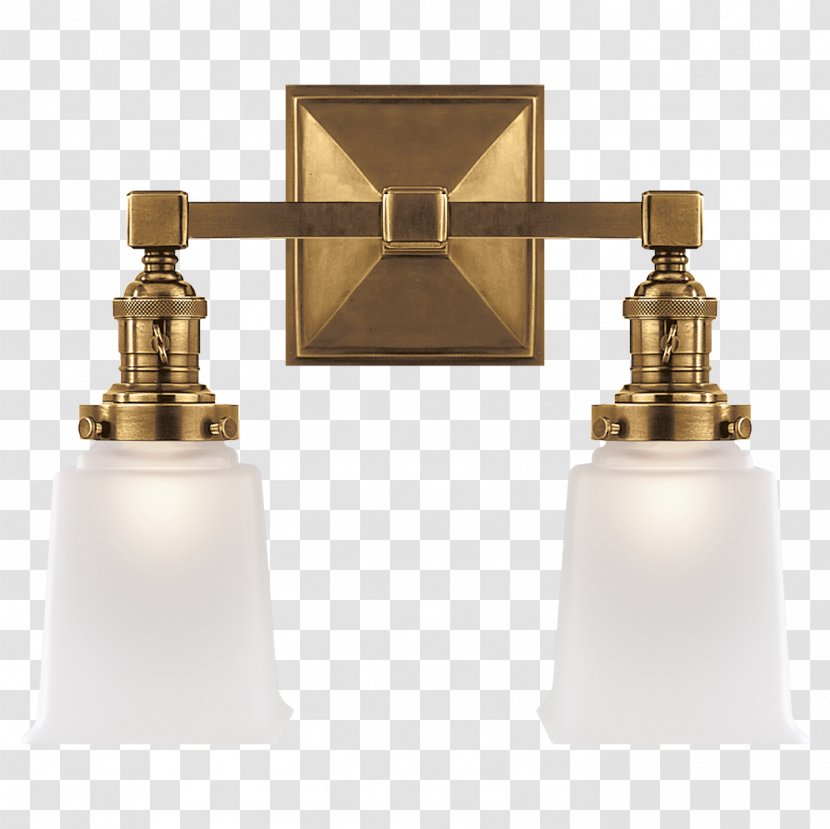 Lighting Sconce Bronze Brass - Ceiling - Double Light Transparent PNG