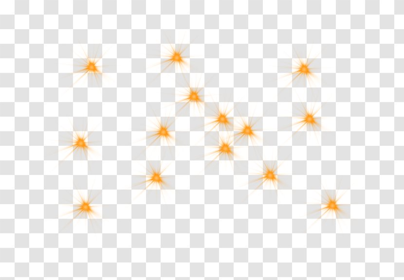 Petal Yellow Pattern - Point - Star Transparent PNG