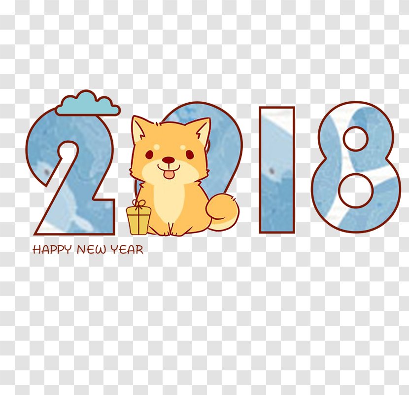 Dog Puppy Clip Art - Cartoon - May You Come Into A Good Fortune Transparent PNG