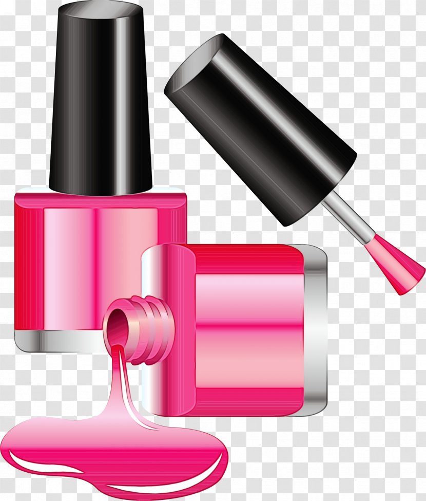 Pink Nail Polish Beauty Cosmetics Care - Lipstick Transparent PNG