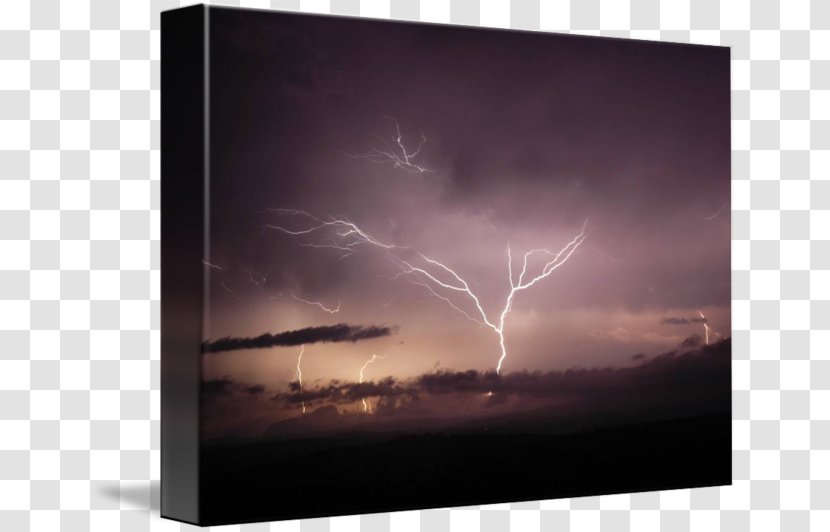 Lightning Gallery Wrap Energy Cloud Canvas - Atmosphere Transparent PNG