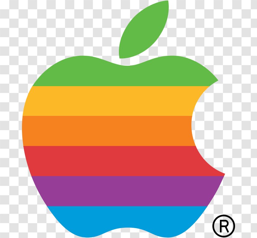Apple Logo Rainbow Color - Business - Computer Pictures Transparent PNG