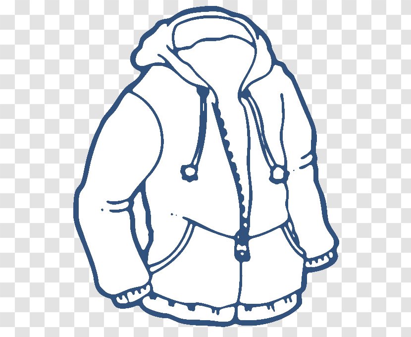 White Clothing Line Art Sleeve Outerwear - Hand - Hood Drawing Transparent PNG
