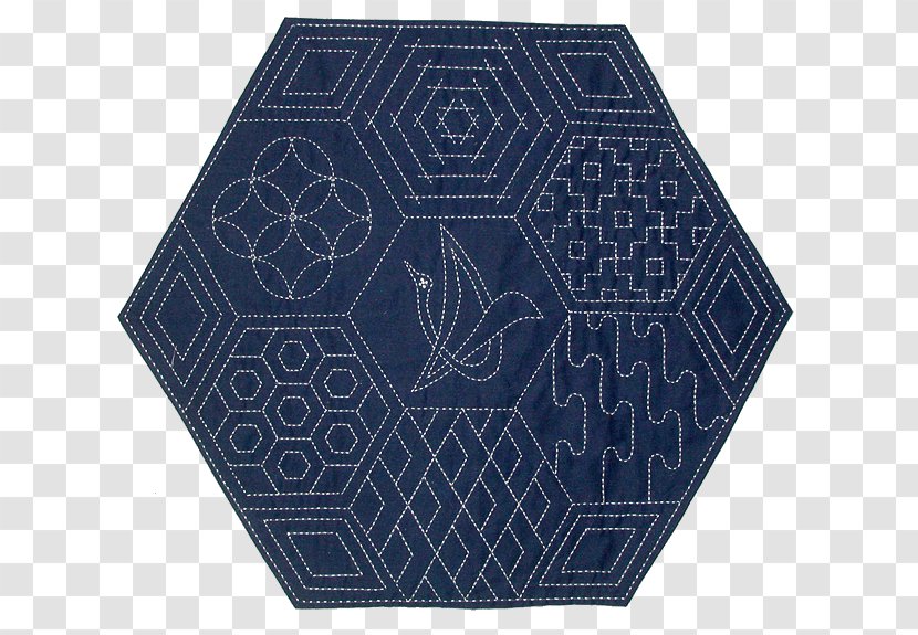 Symmetry Square Meter Pattern - Cobalt Blue - Asian Transparent PNG