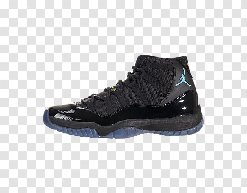 Air Jordan 11 Retro Sports Shoes Nike - Black - Names All Transparent PNG