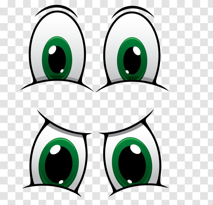 Eye Facial Expression Cartoon Illustration - Color - Cute Little Eyes Transparent PNG