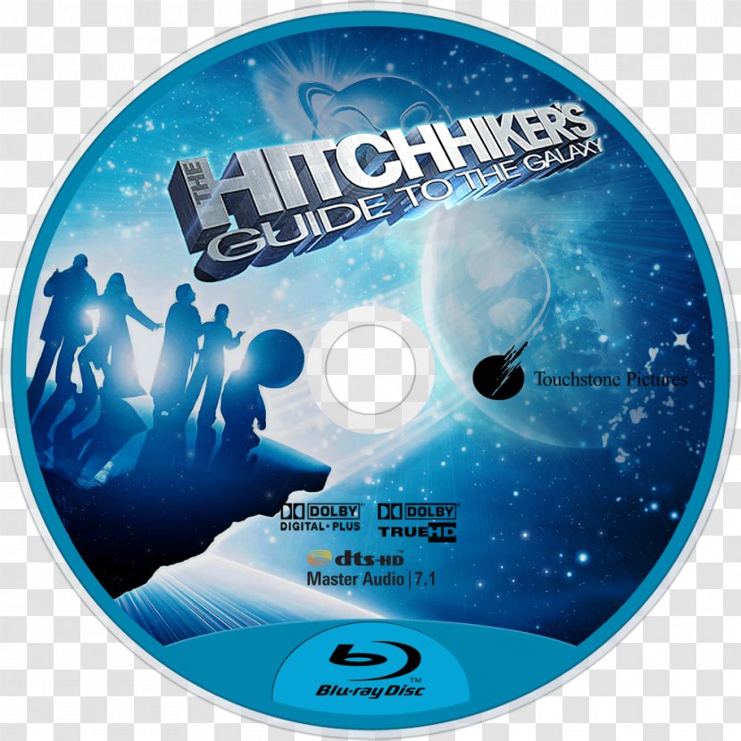 The Hitchhiker's Guide To Galaxy Compact Disc Blu-ray Hollywood - Hitchhiker Transparent PNG
