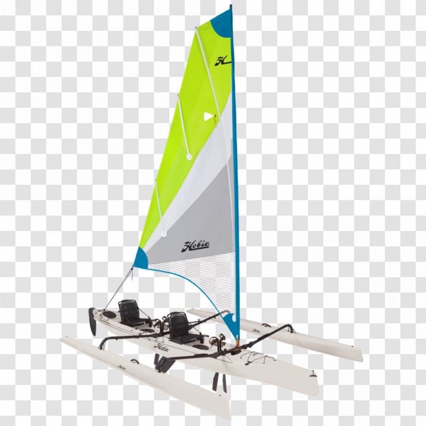 Hobie Cat Kayak Sailing Boat - Tandem Bicycle - Beach Umbrella Transparent PNG