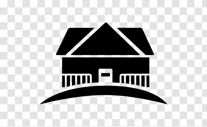 Villa Building House Clip Art - Black Transparent PNG