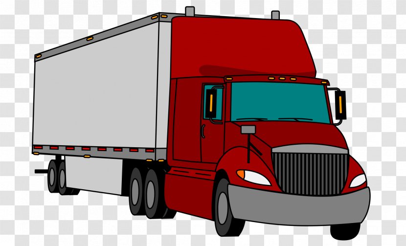 Semi-trailer Truck Clip Art - Mode Of Transport - Tractor Transparent PNG