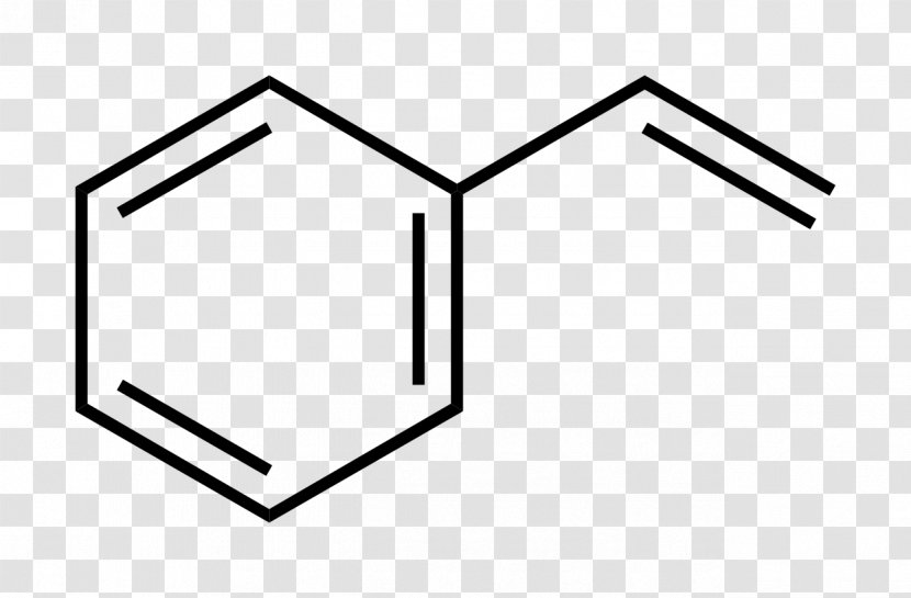 Benzoic Acid Styrene Carboxylic P-Anisic - Line Art - Chemical Nomenclature Transparent PNG