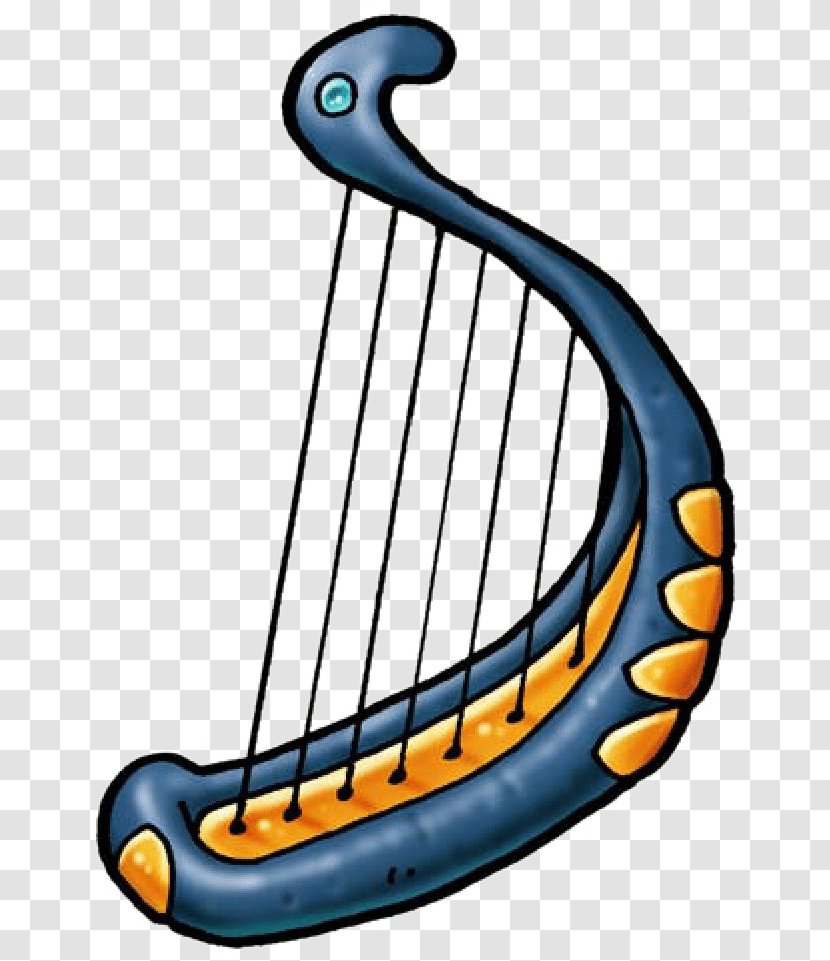 Bible Harp Musical Instruments Clip Art - Tree Transparent PNG