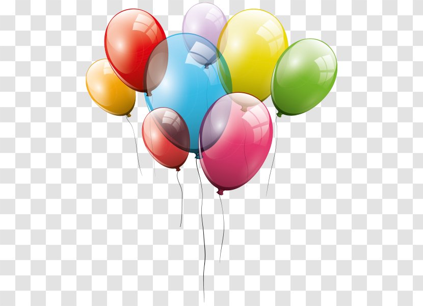 Balloon Happy Birthday Clip Art - Party Hat Transparent PNG