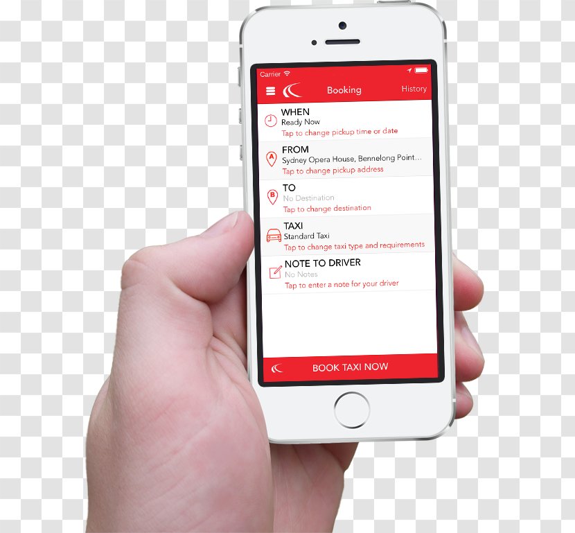 Australia E-hailing Information - Iphone - Taxi App Transparent PNG