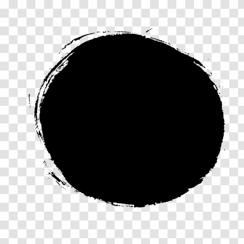 Chinese Style Black Circle - Ink - Pattern Transparent PNG