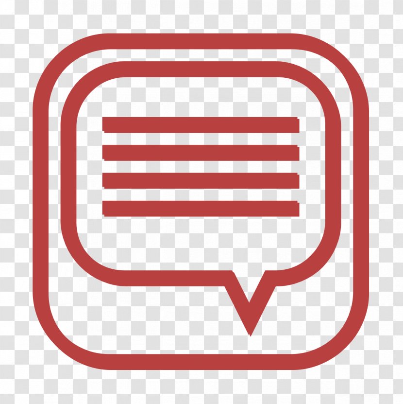 Artboard Icon Chat Message - Logo - Rectangle Transparent PNG