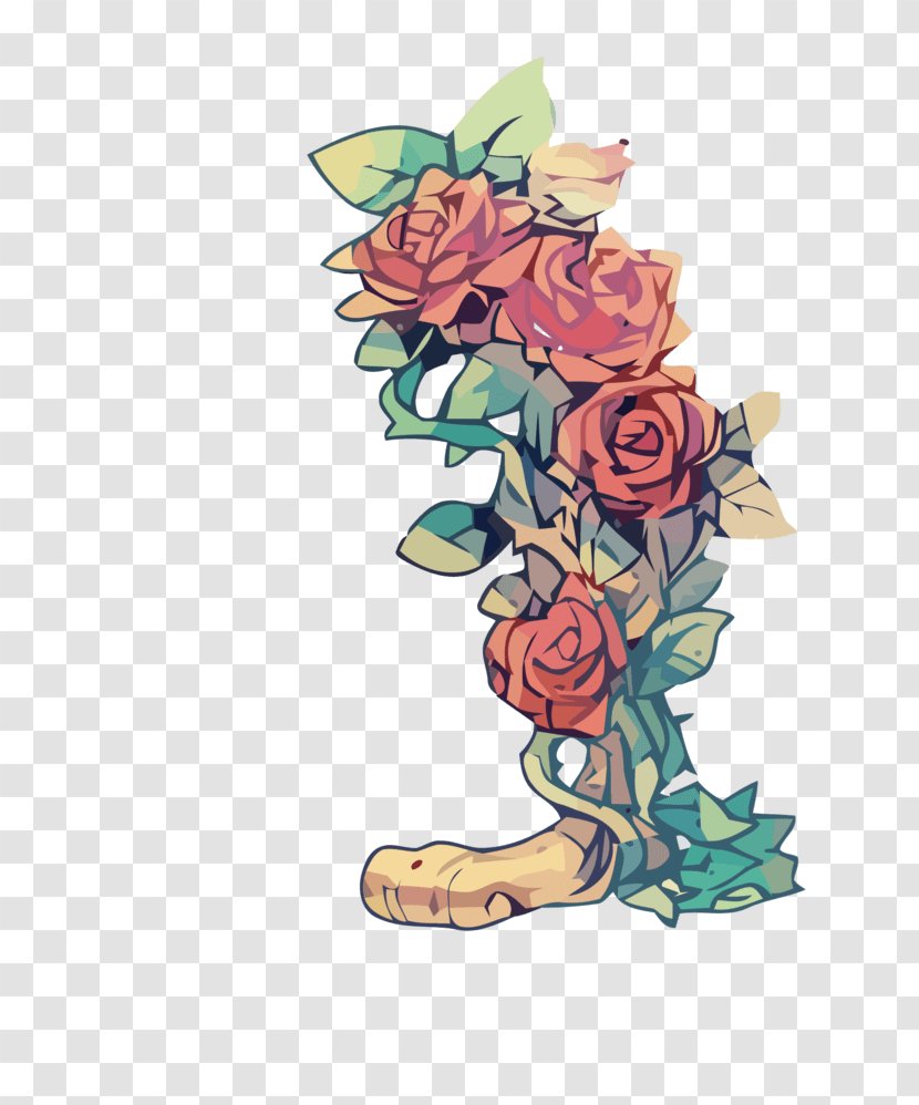 Garden Roses Vector Graphics Design Image - Flowering Plant - Cut Flowers Transparent PNG