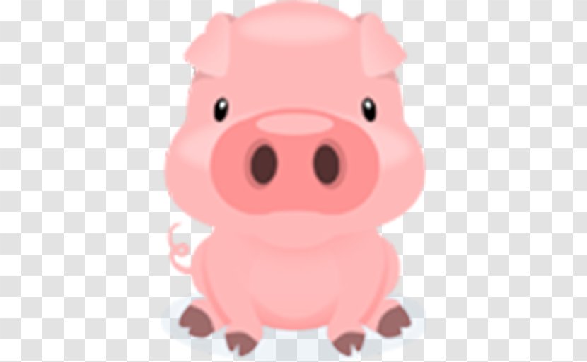Miniature Pig Emoticon - Icon Design Transparent PNG