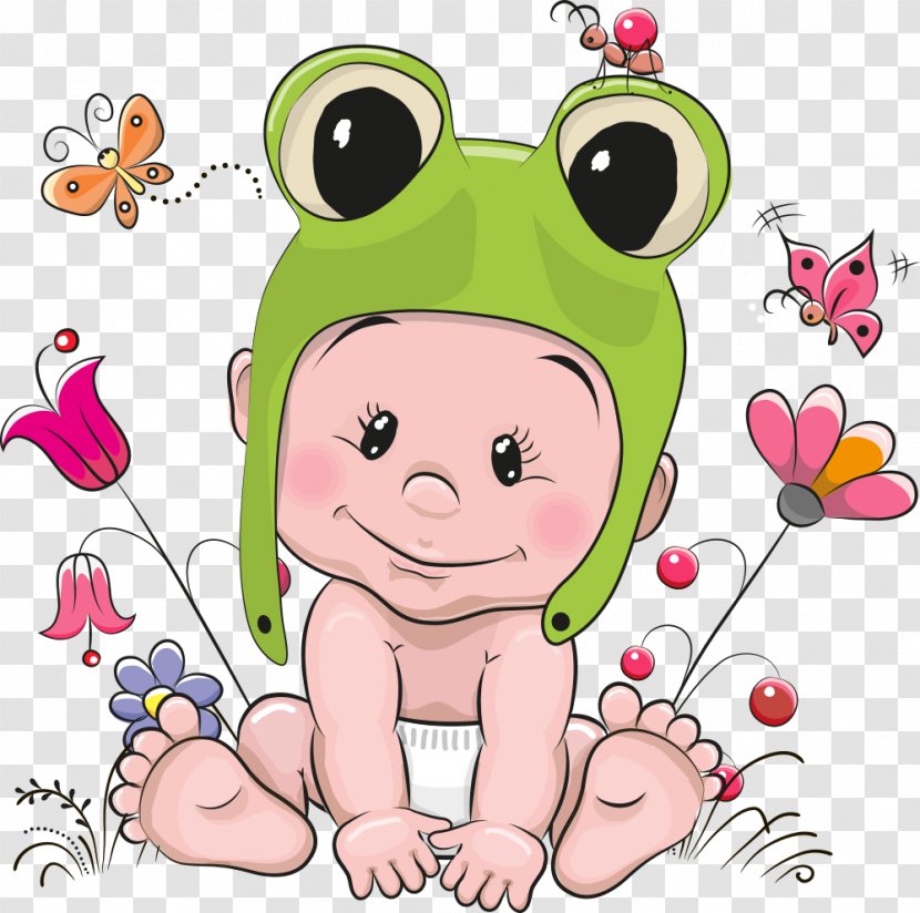 Vector Baby - Silhouette - Watercolor Transparent PNG