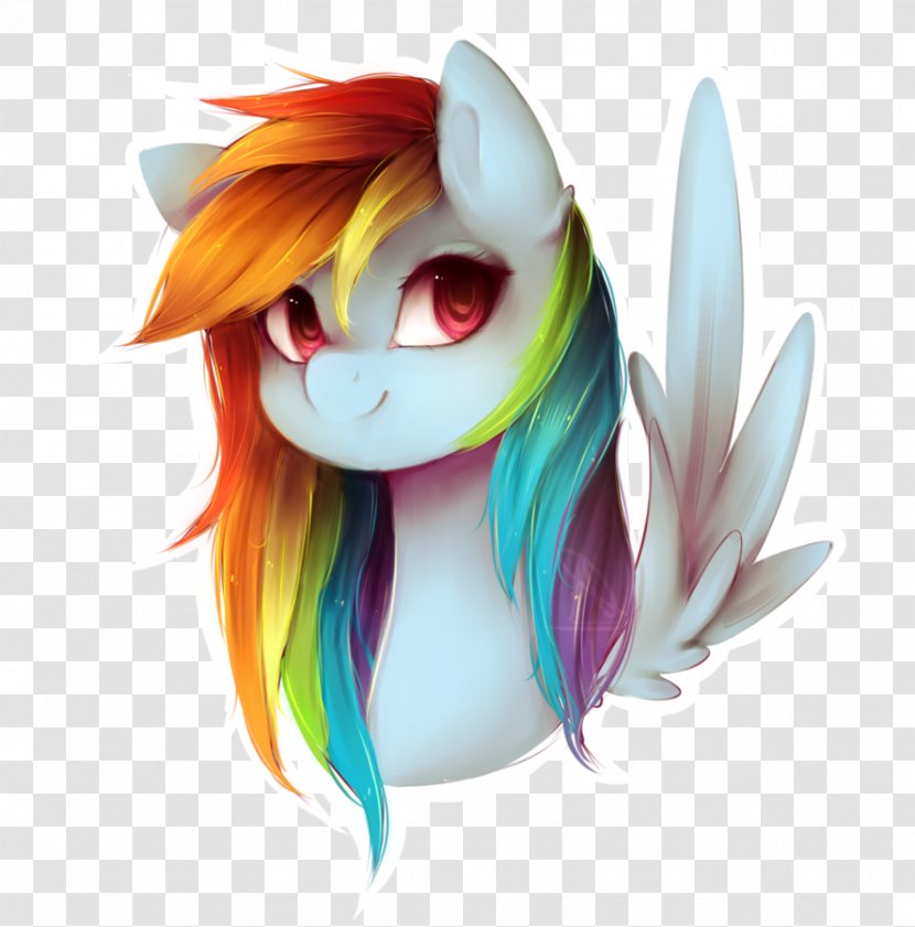 Rainbow Dash My Little Pony Rarity DeviantArt - Deviantart - Pegasus Hair Transparent PNG